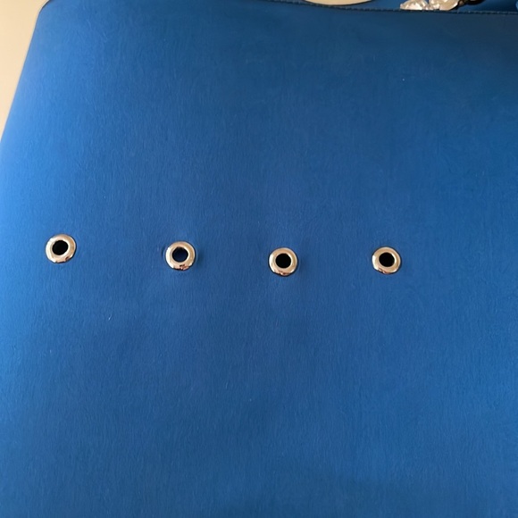 Jeffrey Campbell Teal Rhinestone Belt Micro Skirt - Picture 2 of 7